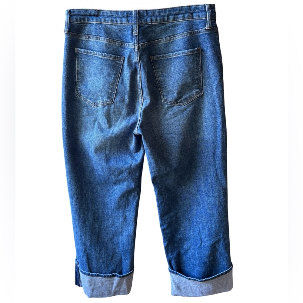 Kut from the Kloth ‘Sienna’ Cuffed Wide Leg Jeans l Size 10 - Picture 7 of 11
